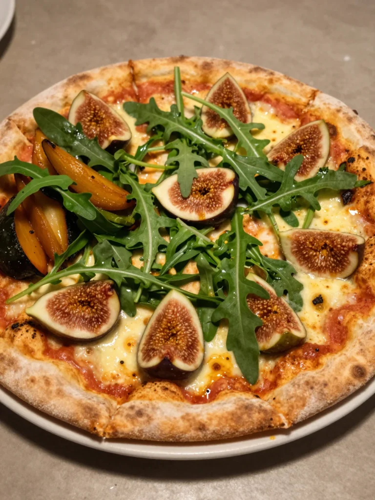 Fig Arugula Pizza