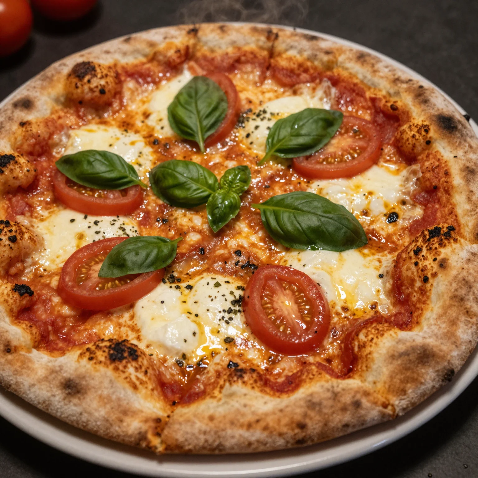Grilled Margherita Pizza