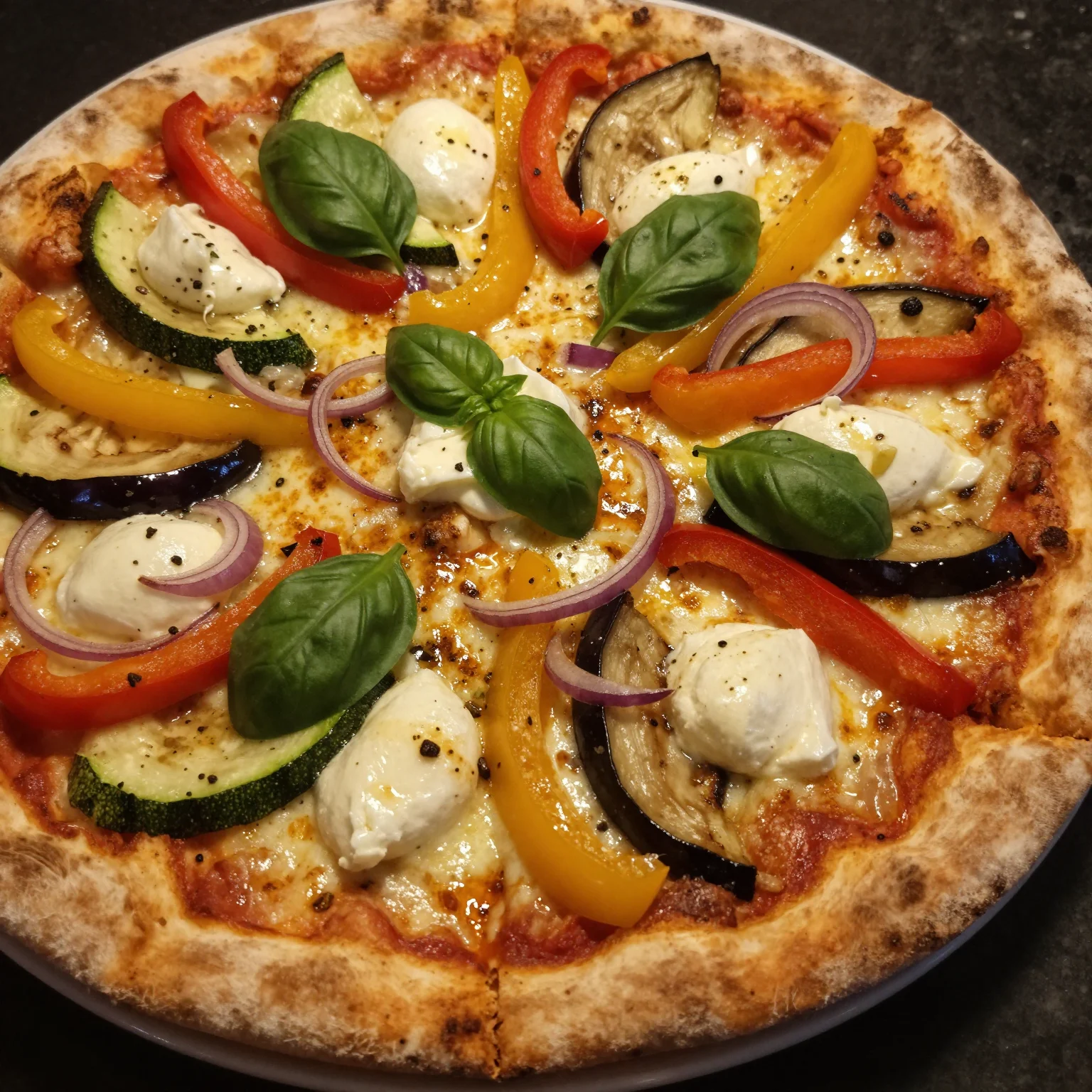 Grilled Veggie Pizza
