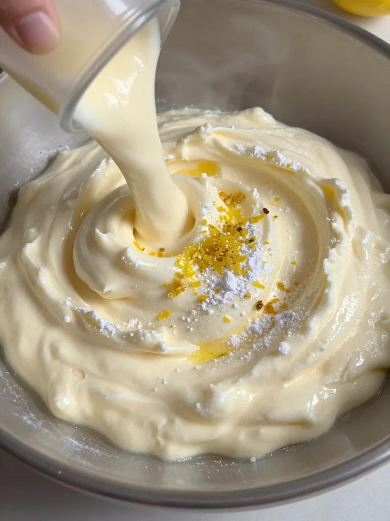 Lemon Mint Mascarpone Pizza