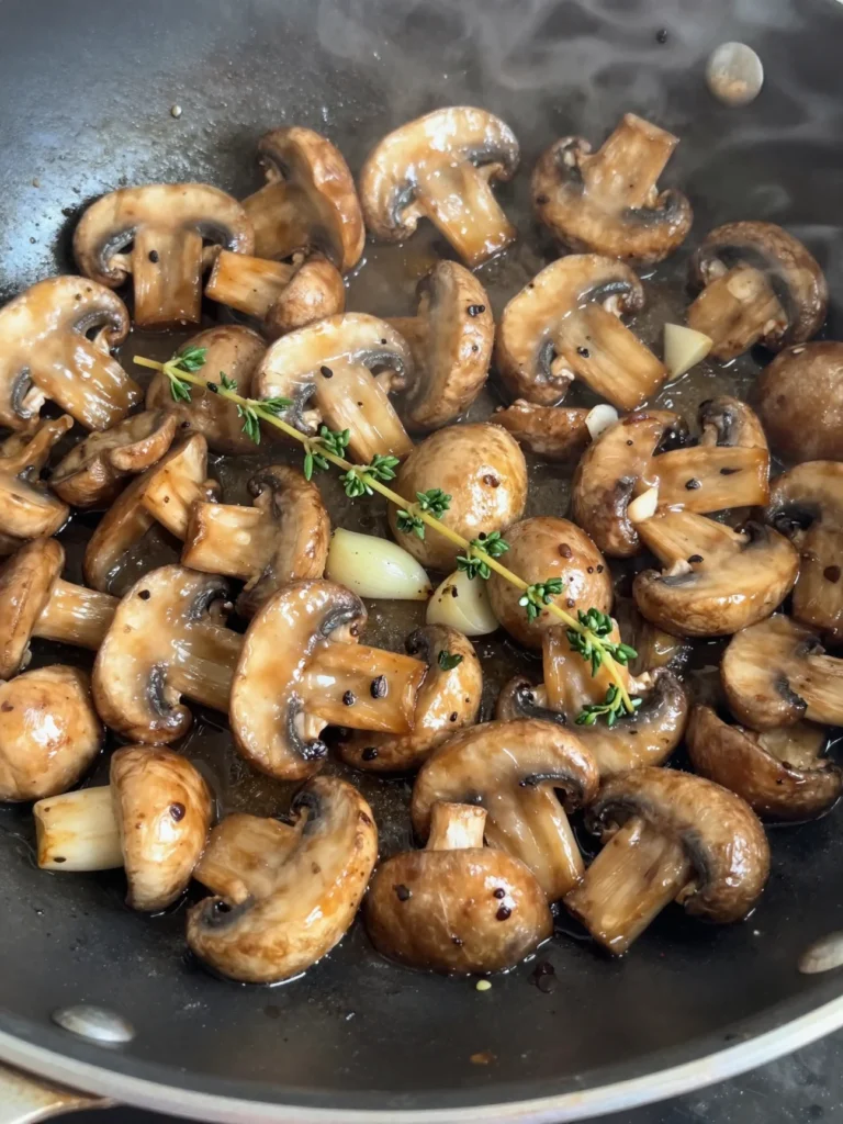 Mushroom Puff Pastry Pizza