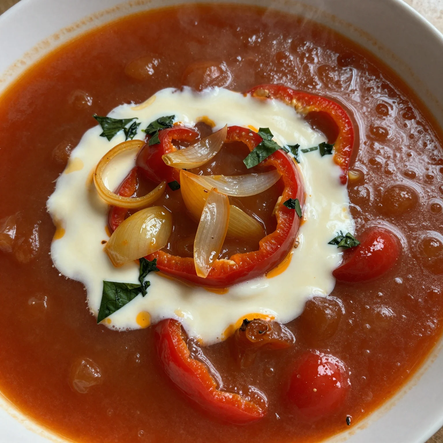 Roasted Red Pepper Soup