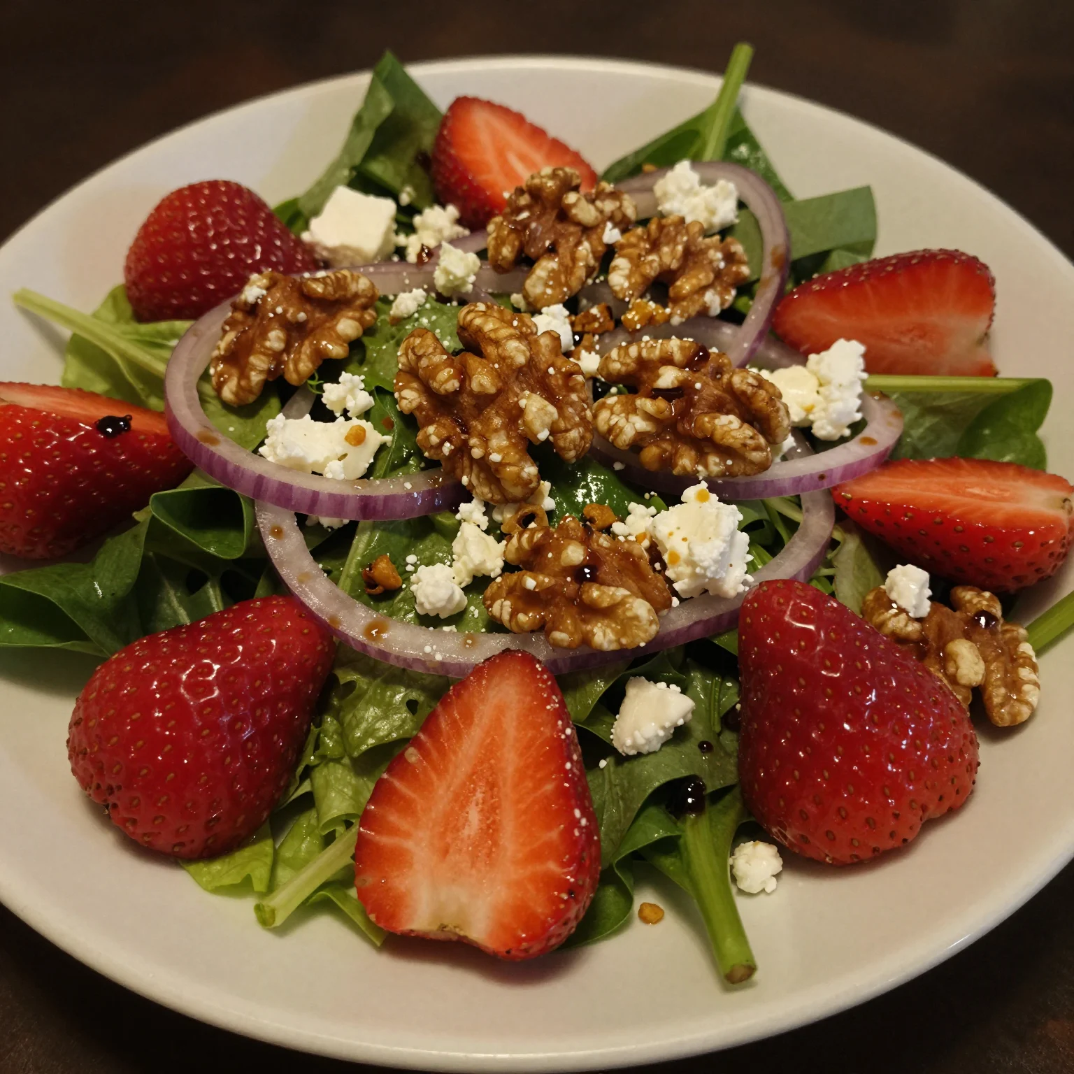 Strawberry Walnut Salad